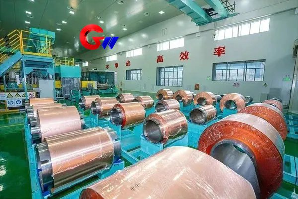 用于固定1吨铜箔卷的卷轴